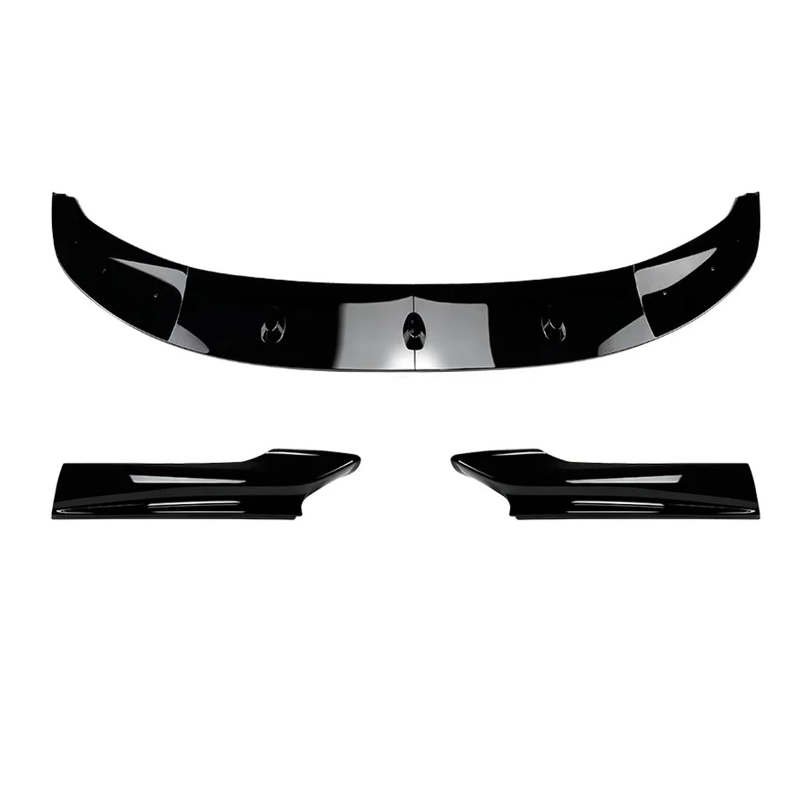 Front Spoiler Lippe Für 5 Series F10 F11 Für Sport 2011 12 13 14 15 16 2017 Auto-Frontlippen-Eckenpaket Stoßstangenlippensplitter Diffusor Spoilerschutz Body Kits Auto Spoilerlippe(Gloss Black) von NCTPICLC