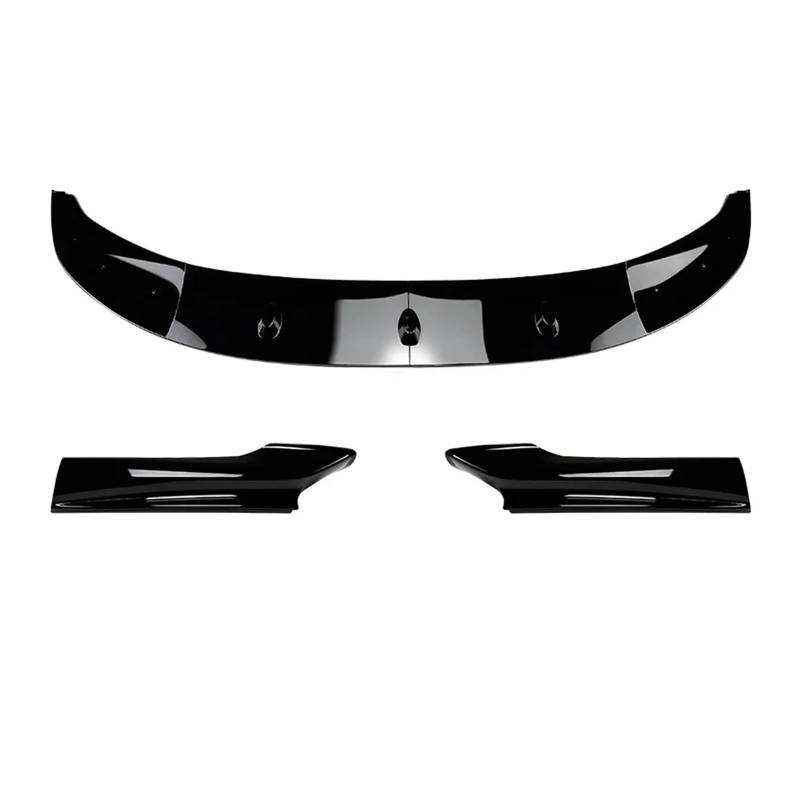 Front Spoiler Lippe Für 5 Series F10 F11 Für Sport 2011 12 13 14 15 16 2017 Auto-Frontlippen-Eckenpaket Stoßstangenlippensplitter Diffusor Spoilerschutz Body Kits Auto Spoilerlippe(Gloss Black) von NCTPICLC