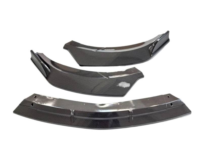 Front Spoiler Lippe Für Benz Für CLA Klasse C117 CLA200 CLA260 CLA45 Für AMG 2016 2017 2018 2019 Körper Kit Front Air Dam Lip Splitter Auto Spoilerlippe(Kohlefaser-Optik) von NCTPICLC