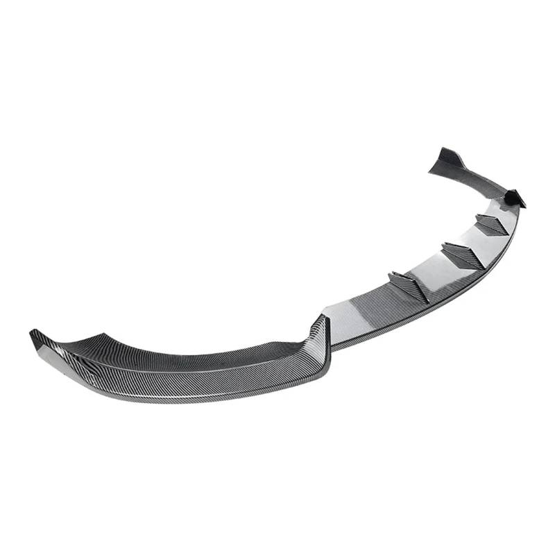 Front Spoiler Lippe Für Benz Für E-Klasse W213 2016-2020 E260 E300 E43 Für AMG ABS Front Schaufel Modifikation Auto Frontschürze Spoiler Lippe Auto Spoilerlippe(Carbon Look) von NCTPICLC