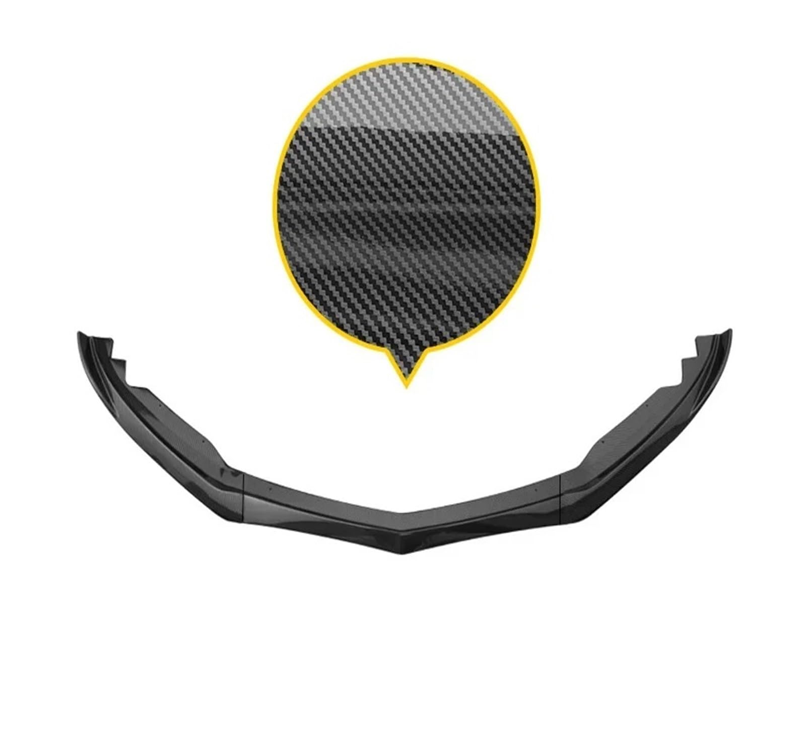 Front Spoiler Lippe Für Cadillac Für ATS 2015 2016 Frontschürze Spoiler Carbon Druck Röcke Schutz Platte Lippe Kinn Schaufel Körper Kit Splitter Auto Spoilerlippe(Carbon Printing) von NCTPICLC