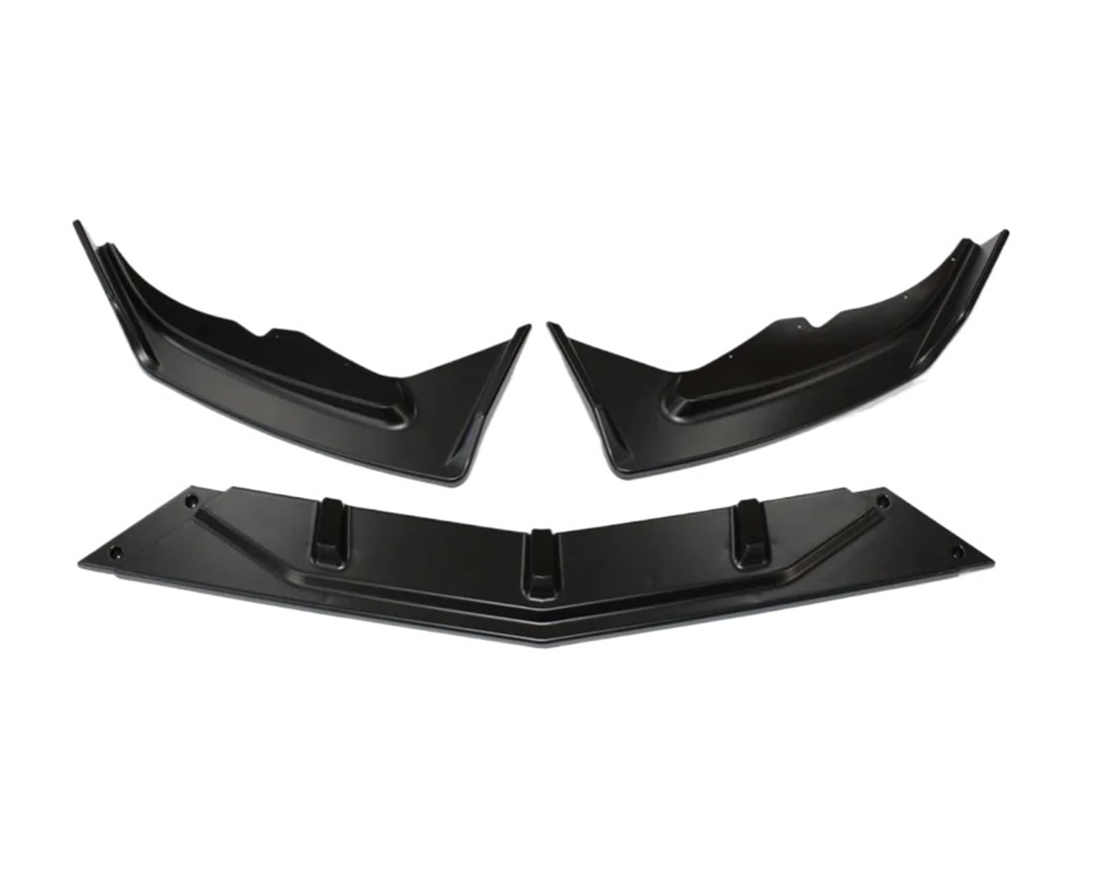 Front Spoiler Lippe Für Chevrolet Für Cavalier Für Onix 2020 Jahr ABS Material Glänzend SCHWARZ Auto Front Spoiler Kinn Splitter Stoßstange Lip Deflektor Diffusor Auto Spoilerlippe(Matt-schwarz) von NCTPICLC