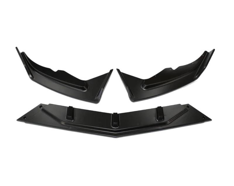 Front Spoiler Lippe Für Chevrolet Für Cavalier Für Onix 2020 Jahr ABS Material Glänzend SCHWARZ Auto Front Spoiler Kinn Splitter Stoßstange Lip Deflektor Diffusor Auto Spoilerlippe(Matt-schwarz) von NCTPICLC