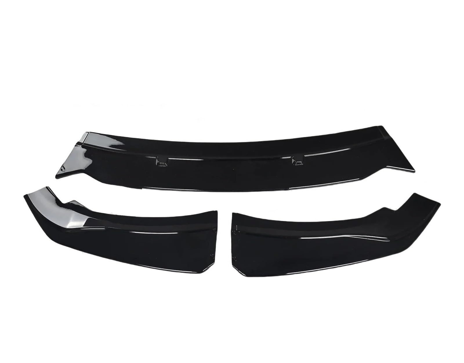 Front Spoiler Lippe Für F20 F21 Für LCI M135i 140i Für Sport 2015 2016 2017 2018 2019 Bodykits Glanz Schwarz Frontschürze Lip Spoiler Splitter Diffusor Auto Spoilerlippe(Standard Gloss Black) von NCTPICLC