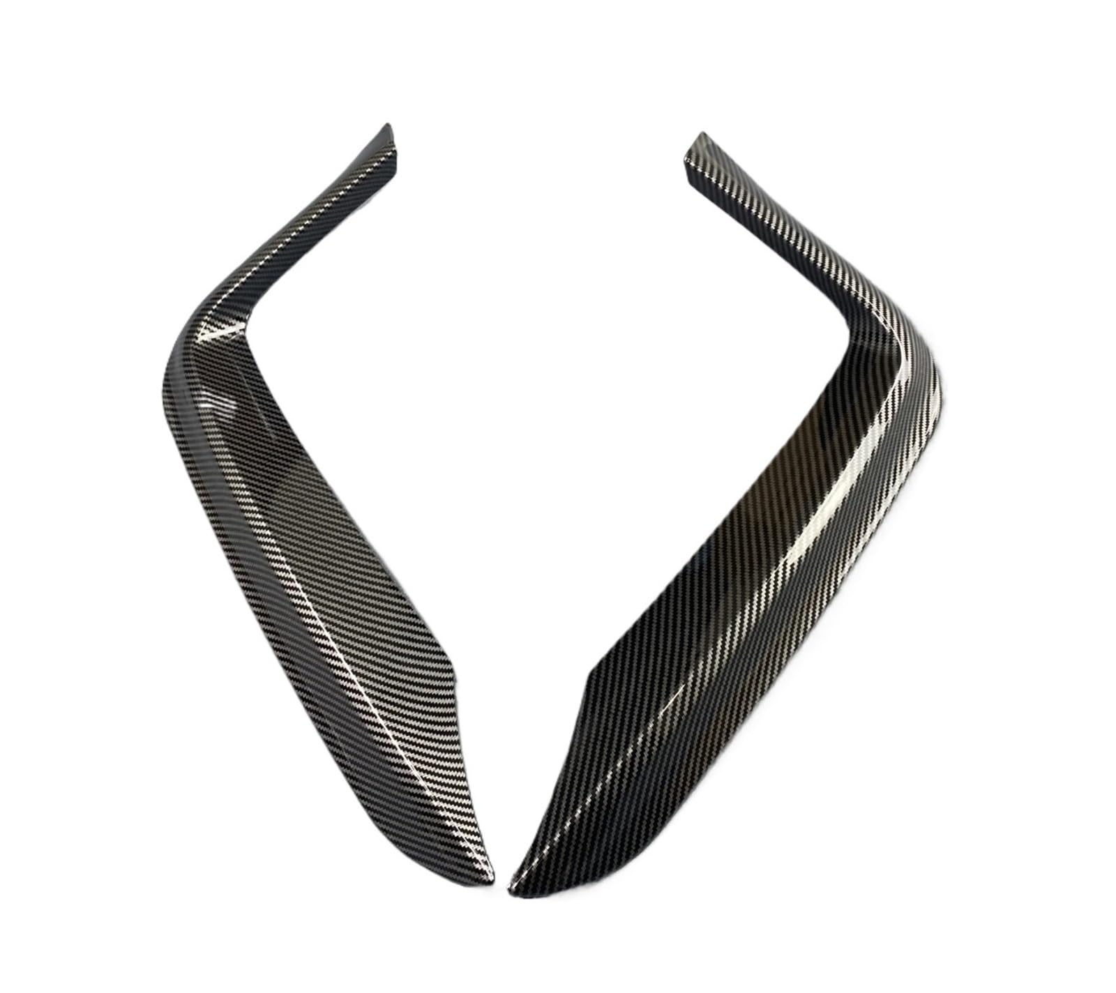 Front Spoiler Lippe Für F32 F33 F36 Für Sport 4 Serie 2014-2020 Glänzend Schwarz Carbon Look Frontschürze Lip Splitter Spoiler Nebel Licht Trim Tuning Auto Spoilerlippe(Carbon Look) von NCTPICLC