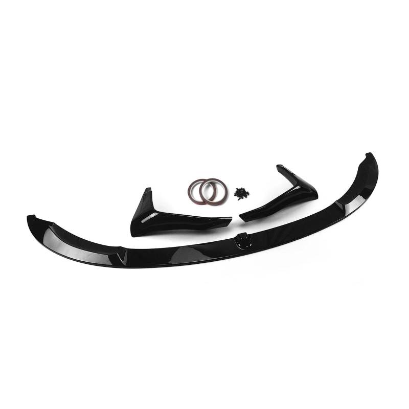 Front Spoiler Lippe Für F80 Für M3 F83 F82 Für M4 2015-2020 Untere Seite Air Vent Haube Abdeckung Splitter Kit Schürze Surround Front Bumper Spoiler Lip Klinge Auto Spoilerlippe(Glossy Black) von NCTPICLC