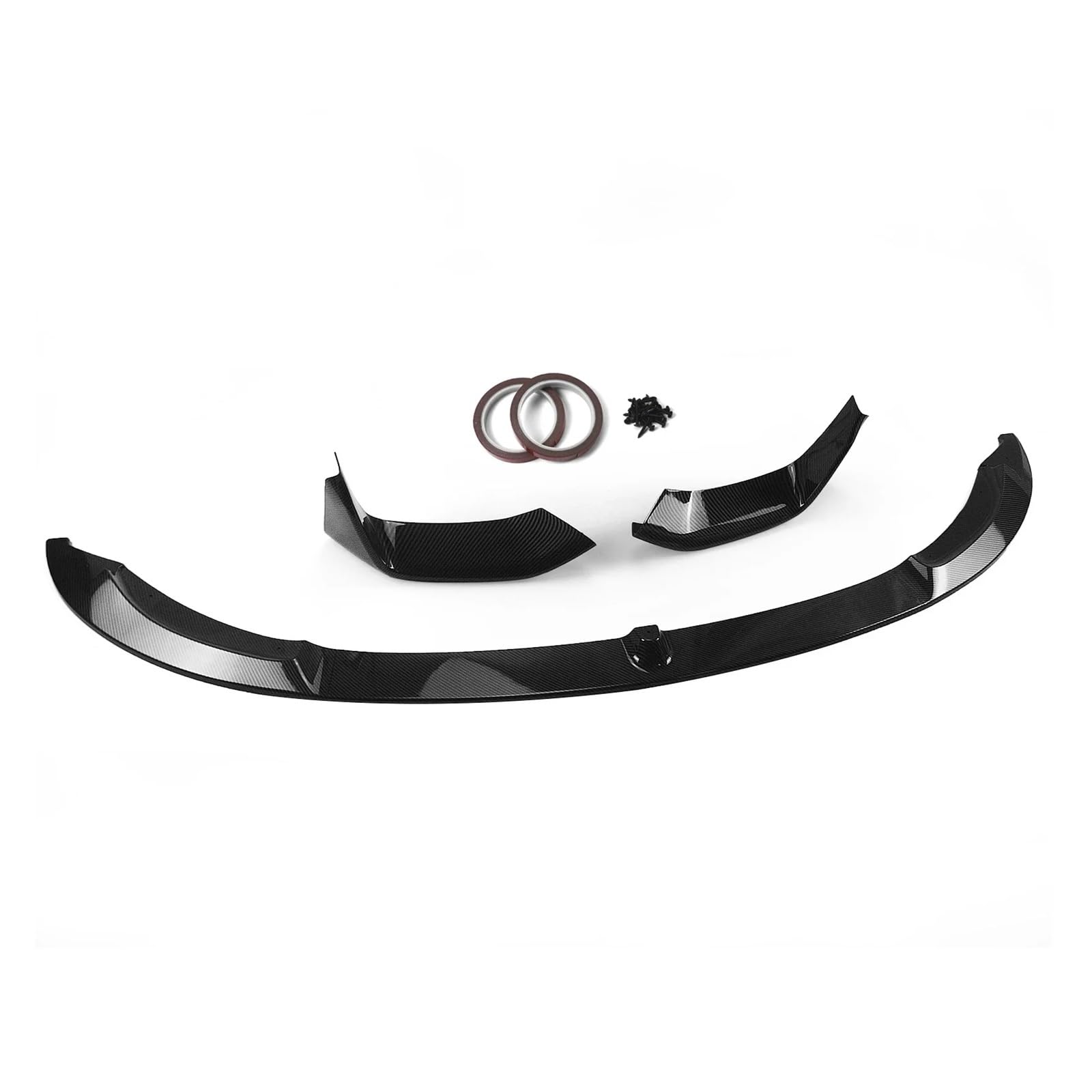 Front Spoiler Lippe Für F80 Für M3 F83 F82 Für M4 2015-2020 Untere Seite Air Vent Haube Abdeckung Splitter Kit Schürze Surround Front Bumper Spoiler Lip Klinge Auto Spoilerlippe(Kohlefaser-Optik) von NCTPICLC