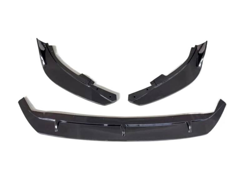 Front Spoiler Lippe Für Ford Für Focus 4th Für Gen Mk4 Für ST-Linie 2018 2019 2020 2021 ABS Auto Front Stoßstange Splitter Lip Diffusor Spoiler Schutz Körper Kits Auto Spoilerlippe(Glossy Black) von NCTPICLC