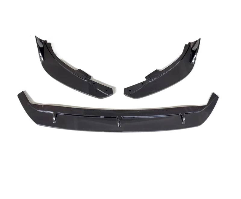 Front Spoiler Lippe Für Ford Für Focus 4th Für Gen Mk4 Für ST-Linie 2018 2019 2020 2021 ABS Material Frontschürze Lippe Kinn Splitter Dekoration Tuning Zubehör Auto Spoilerlippe(Glossy Black) von NCTPICLC