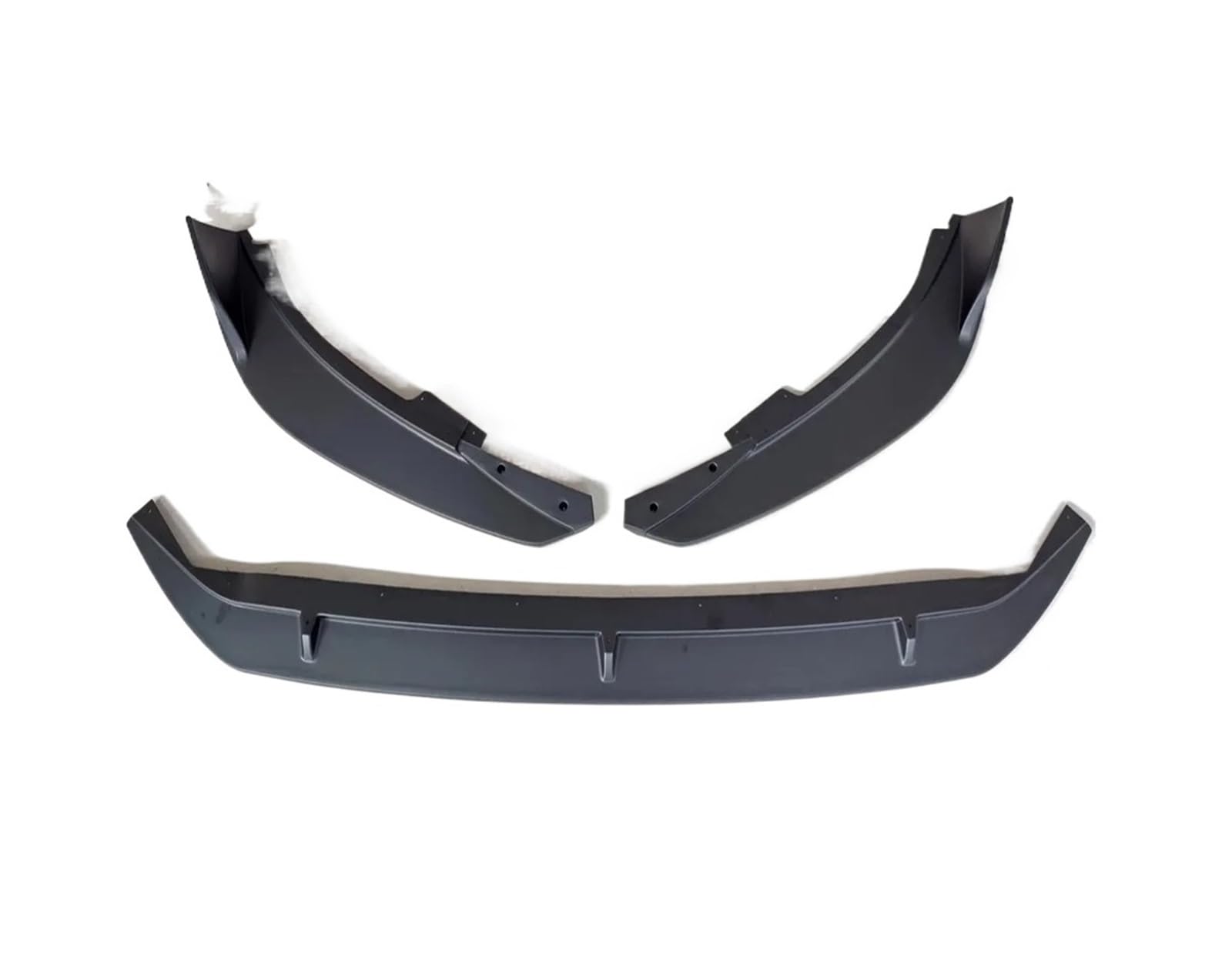 Front Spoiler Lippe Für Ford Für Focus 4th Für Gen Mk4 Für ST-Linie 2018 2019 2020 2021 ABS Material Frontschürze Lippe Kinn Splitter Dekoration Tuning Zubehör Auto Spoilerlippe(Matt-schwarz) von NCTPICLC