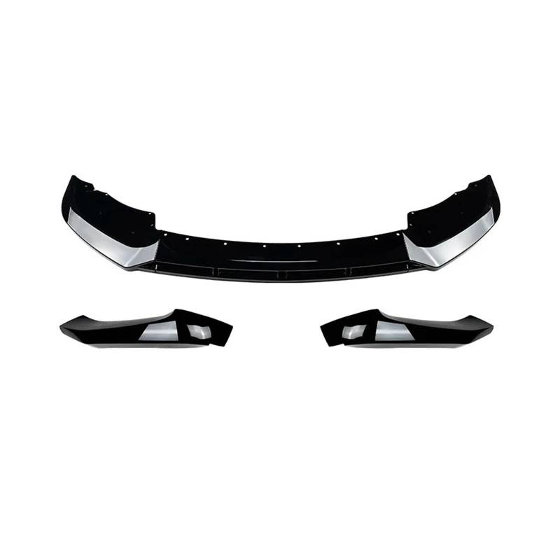 Front Spoiler Lippe Für Für X3 F25 Für X4 F26 Für LCI Für Sport 2014-2017 Frontschürze Lip Splitter Diffusor Körper Kit Spoiler Stoßstange Schutzfolie Zubehör Auto Spoilerlippe(Gloss Black Set) von NCTPICLC