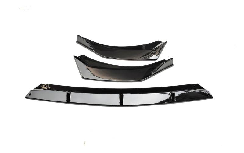 Front Spoiler Lippe Für Hyundai Für Elantra CN7 2020 2021 Front Stoßstange Splitter Lip Diffusor Spoiler Rock Körper Kit Dekorative Streifen Schaufel Auto Spoilerlippe(Gloss Black) von NCTPICLC