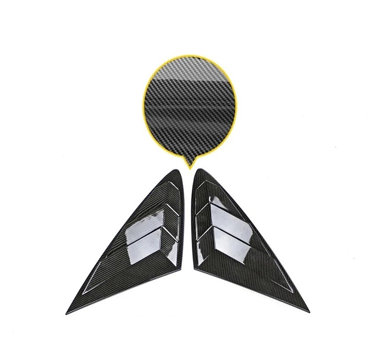 Front Spoiler Lippe Für Hyundai Für Elantra CN7 2020 2021 Front Stoßstange Splitter Lip Diffusor Spoiler Rock Körper Kit Dekorative Streifen Schaufel Auto Spoilerlippe(Window Carbon surf) von NCTPICLC