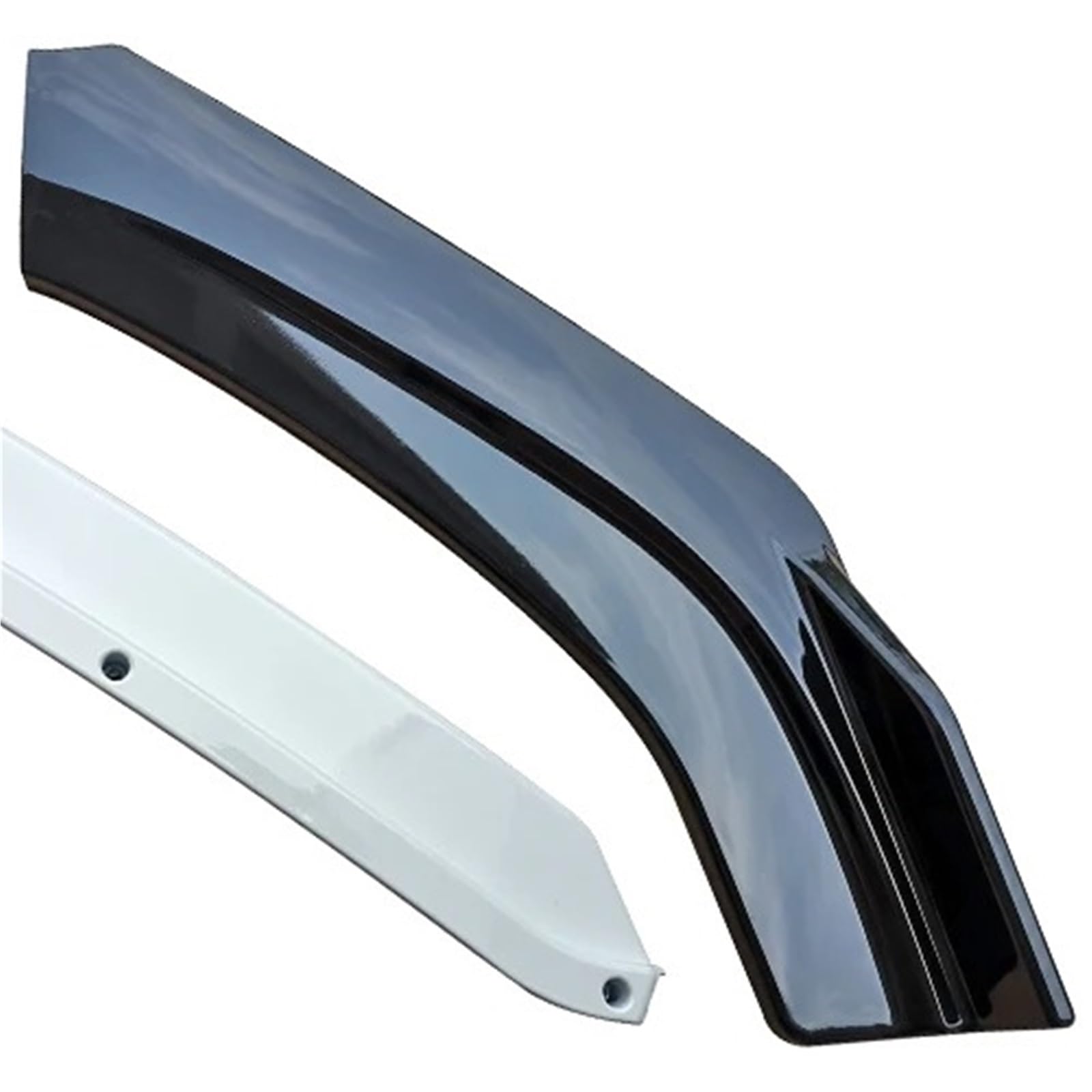 Front Spoiler Lippe Für Kia Für Optima K5 2014 2015 2016 2017 Frontschürze Spoiler Schutz Platte Lip Body Kit Carbon Oberfläche Kinn Schaufel Auto Spoilerlippe(Gloss Black-White) von NCTPICLC
