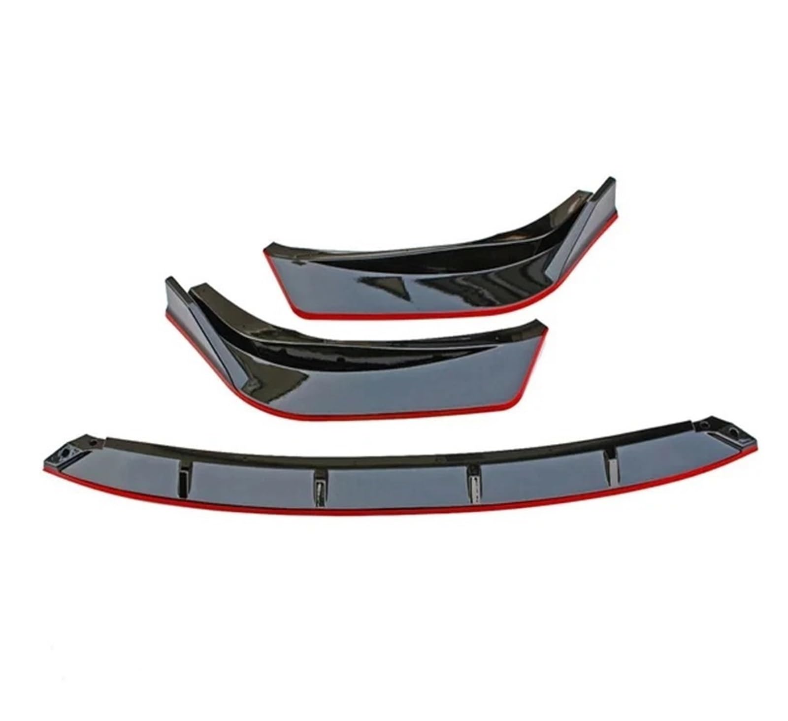 Front Spoiler Lippe Für Lexus IS250 IS350 IS300 F Für Sport 2014 2015 2016 Auto Front Stoßstange Splitter Lippe Kinn Spoiler Körper Kit Diffusor Schutzfolie Auto Spoilerlippe(BlackRed) von NCTPICLC