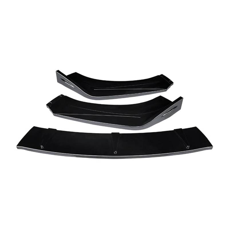 Front Spoiler Lippe Für Mitsubishi Für Outlander 2015-2020 Auto Körper Kit Zubehör Carbon Look ABSFront Stoßstange Splitter Lip Spoiler Diffusor Deflektor Auto Spoilerlippe(Gloss Black) von NCTPICLC