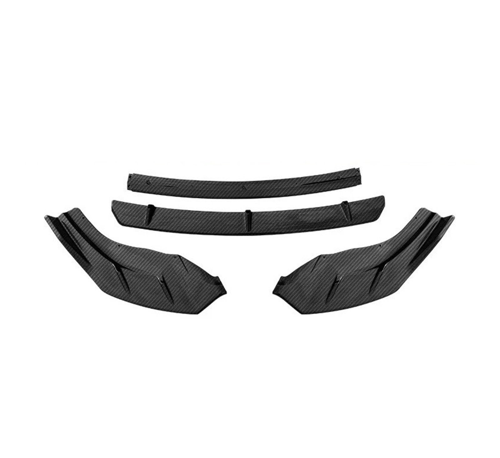 Front Spoiler Lippe Für Morris Für Garagen 7 2023 2024 Splitter Auto Körper Kit Front Röcke Stoßstange Lip Spoiler Zubehör Verwandeln Stil Auto Spoilerlippe(Type A Carbon Paint) von NCTPICLC