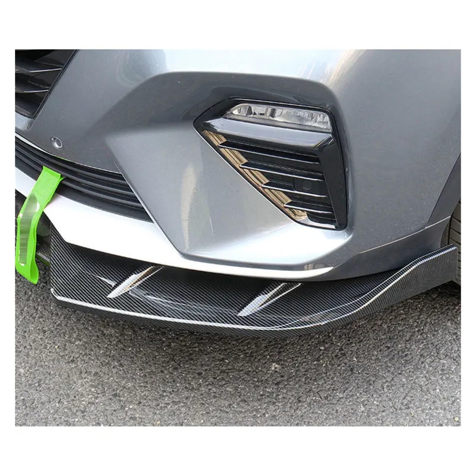 Front Spoiler Lippe Für RX5 Für Morris Für Garagen RX5 2020 2022 2023 Frontschürze Spoiler Vorne Röcke Splitter Auto Körper Kit Zubehör Auto Spoilerlippe(Carbon Paint) von NCTPICLC