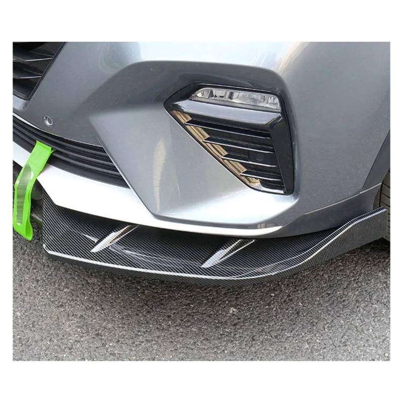 Front Spoiler Lippe Für RX5 Für Morris Für Garagen RX5 2020 2022 2023 Frontschürze Spoiler Vorne Röcke Splitter Auto Körper Kit Zubehör Auto Spoilerlippe(Carbon Paint) von NCTPICLC