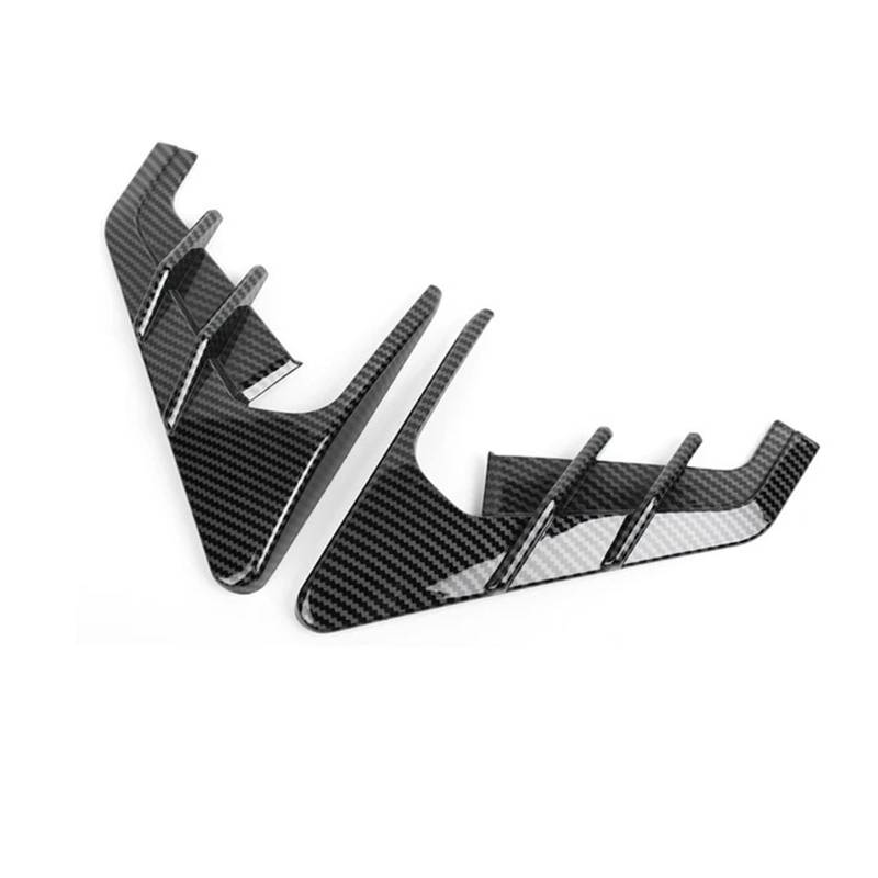 Front Spoiler Lippe Für Tesla Für Modell 3 Y Flanken Auto Seite Flügel Panel Abdeckung Spoiler Staub Abdeckung Dekoration Änderung Zubehör Auto Spoilerlippe(Bright Carbon) von NCTPICLC