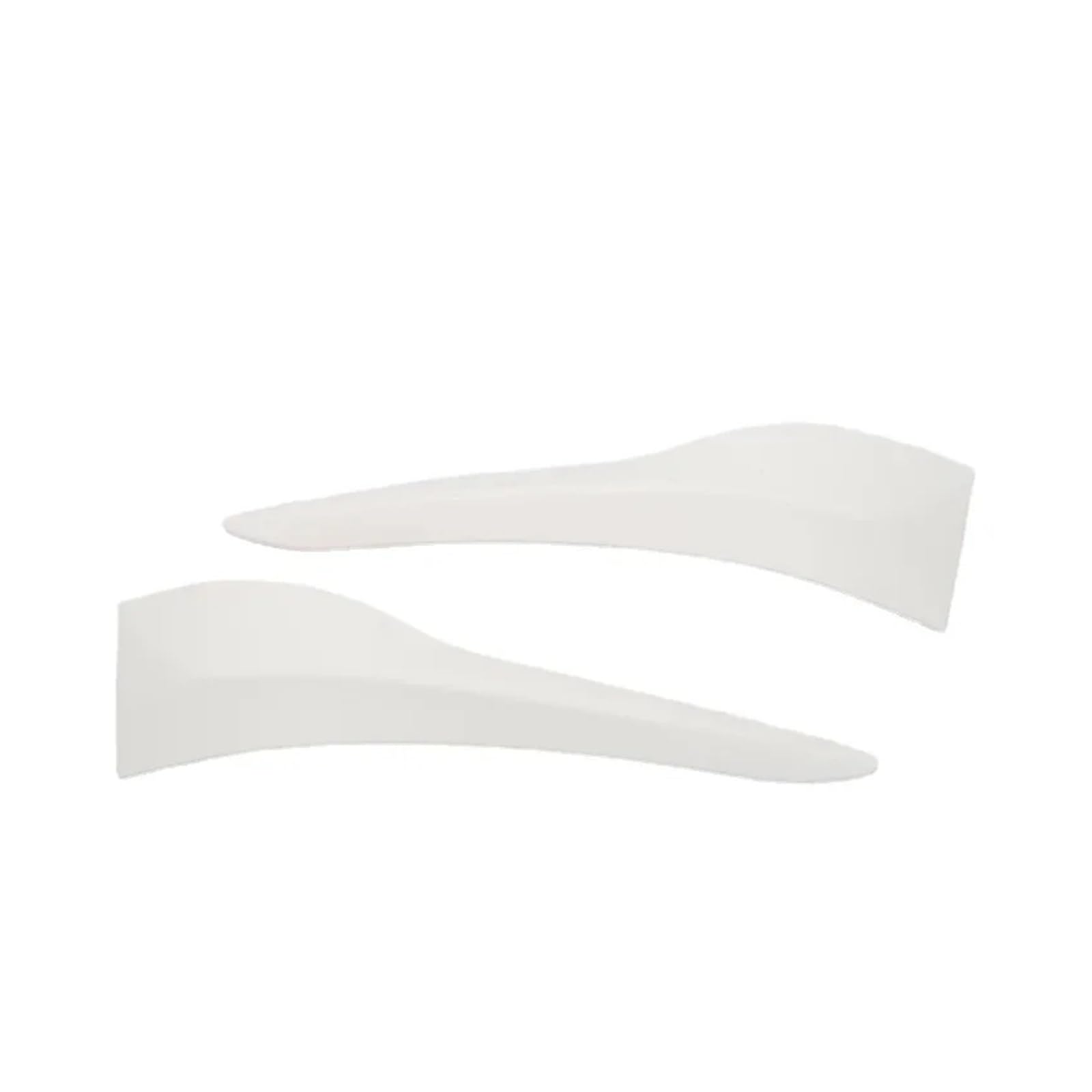 Front Spoiler Lippe Für Tesla Für Modell Y 2021 2022 2023 Front Stoßstange Anti-Kollision Streifen Vorne Bar Ecke Crash Schutzhülle TPE Trim Auto Zubehör Auto Spoilerlippe(Weiß) von NCTPICLC