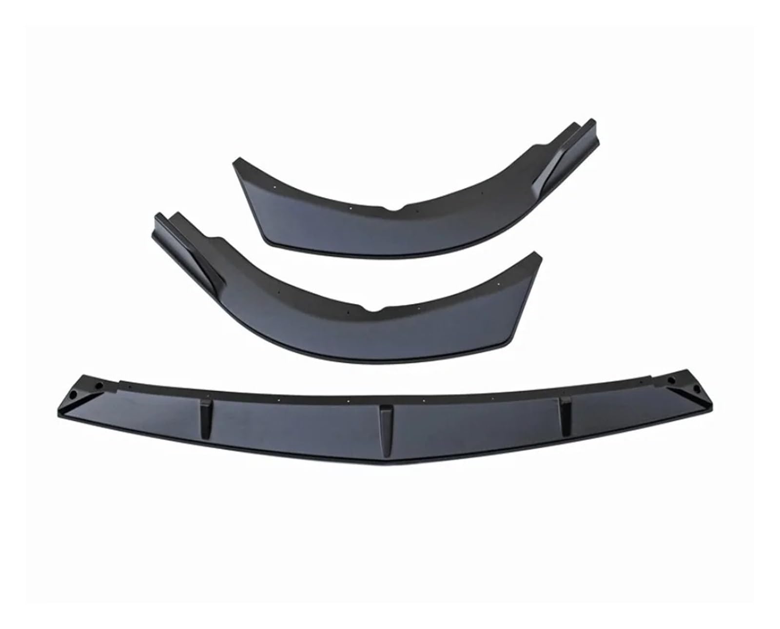 Front Spoiler Lippe Für Toyota Für Camry 2021 2022 2023 Splitter Schwarz Carbon Splitter Frontschürze Lip Abdeckung Kinn Schutz Tuning Trim Auto Spoilerlippe(Matt-schwarz) von NCTPICLC