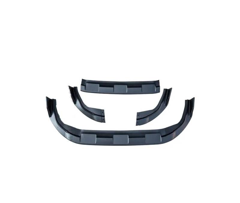 Front Spoiler Lippe Für Toyota Für RAV4 2019 2020 2021 Frontschürze Lippe Kinn Tuning Zubehör Splitter Körper Kit Spoiler Deflektor Auto Spoilerlippe(Matt-schwarz) von NCTPICLC