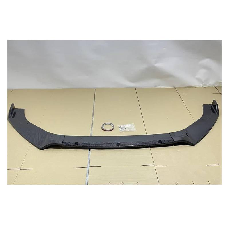 Front Spoiler Lippe Für VW Für Golf 7 7,5 MK7 MK7.5 Für GTI Für GTD R Für Linie 2012-2020 Auto Front Stoßstange Splitter Lip Spoiler Body Kit Glanz Schwarz Auto Spoilerlippe(Carbon Look) von NCTPICLC