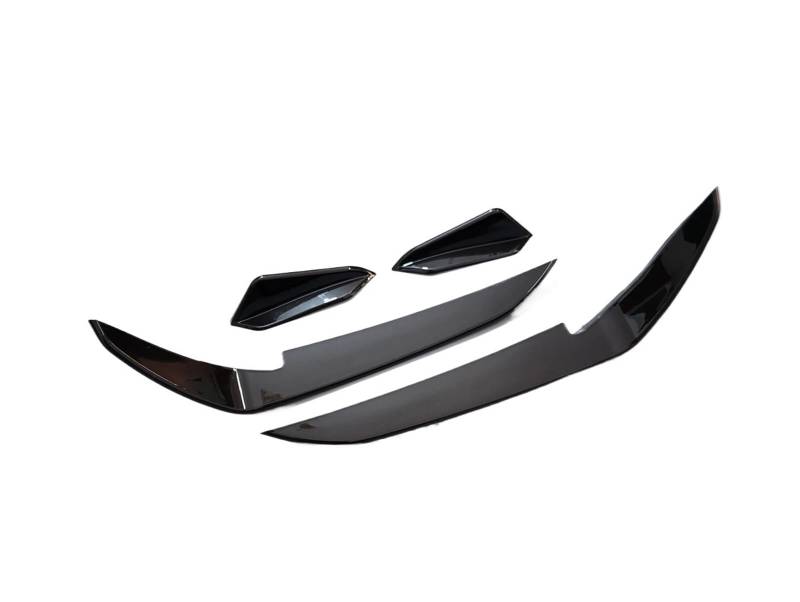 Front Spoiler Lippe Für VW Für Golf MK7.5 Für GTI/Für GTD 2017 2018 2019 2020 Glanz Schwarz Stil Front Stoßstange Aero Kit Canard Wings Auto Spoilerlippe von NCTPICLC