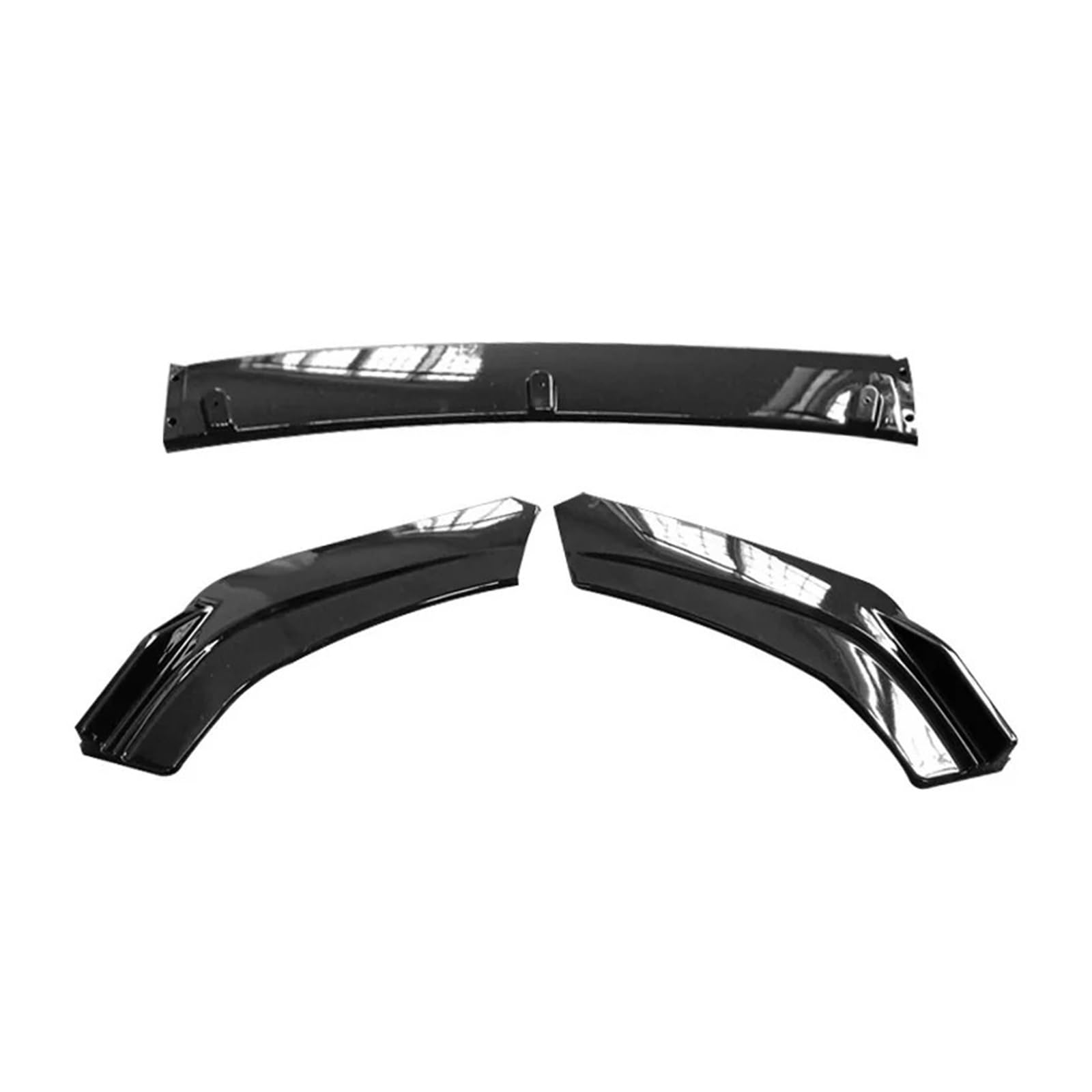 Front Spoiler Lippe Für VW Für Scirocco R 2009 10 11 12 13 2014 Frontstoßstange Spoiler Schutzplatte Lippensplitter Body Kit Carbon Oberfläche Zierleiste Schaufel Auto Spoilerlippe(Gloss Black) von NCTPICLC