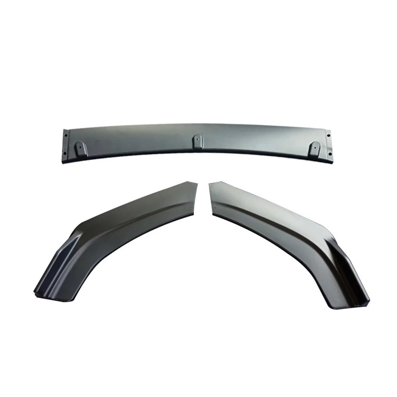Front Spoiler Lippe Für VW Für Scirocco R 2009 10 11 12 13 2014 Frontstoßstange Spoiler Schutzplatte Lippensplitter Body Kit Carbon Oberfläche Zierleiste Schaufel Auto Spoilerlippe(Matt Black) von NCTPICLC
