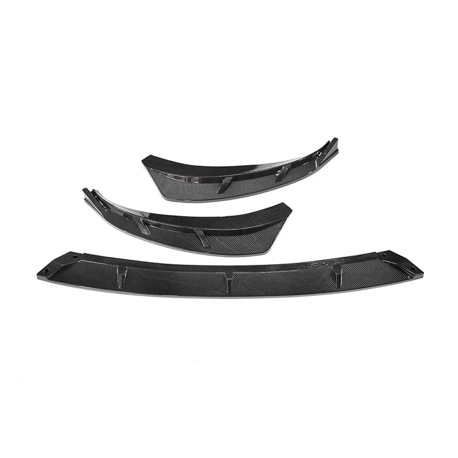 Front Spoiler Lippe Für Xpeng P7 Air Splitter 2020 2021 2022 2023 Frontschürze Lip Röcke Auto Body Kit Schwarz Spoiler Zubehör Auto Spoilerlippe(Carbon Paint) von NCTPICLC