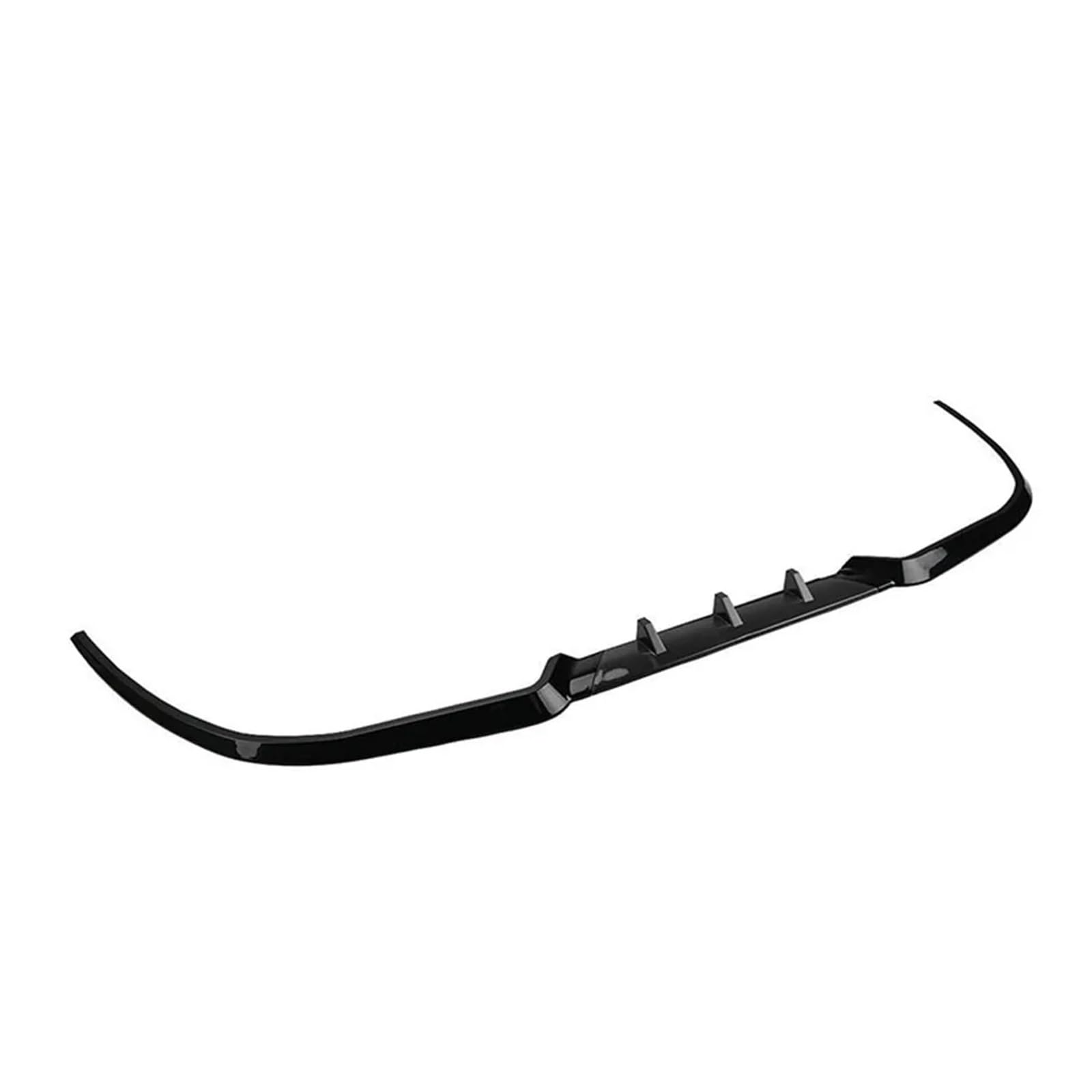 Front Spoiler Lippe Universal Front Bumper Lip Spoiler Kinn Front Rock Splitter Body Kit Außen Protevtive Erweiterung Dekoration Auto Spoilerlippe(B All Black) von NCTPICLC