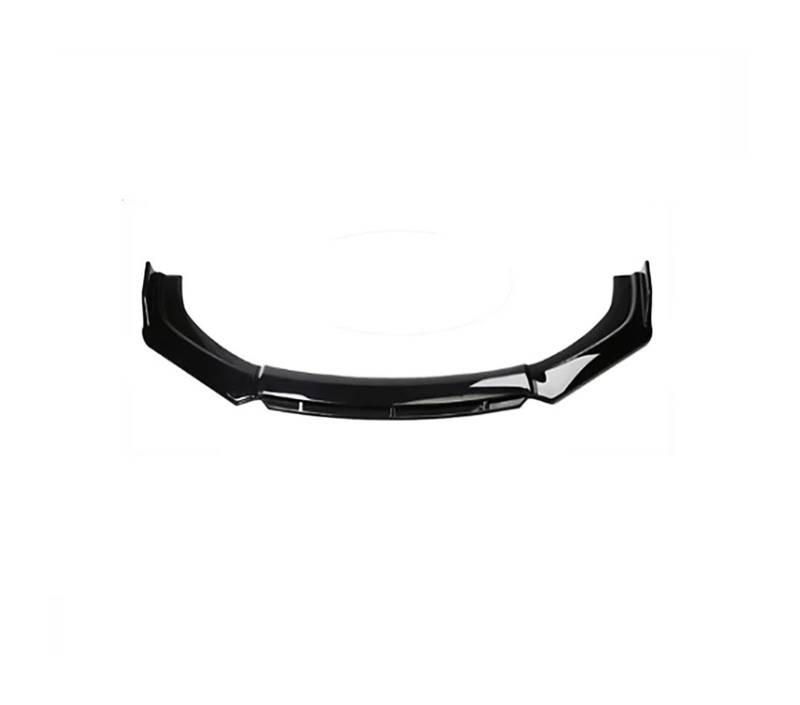 Front Spoiler Lippe Universal Für A3 Für A4 Für A6 Q3 S3 S4 S6 B6 B7 B8 B8.5 Zubehör Limousine Frontschürze Lippe Kinn Spoiler Splitter Diffusor Bodykit Auto Spoilerlippe(Glossy Black) von NCTPICLC