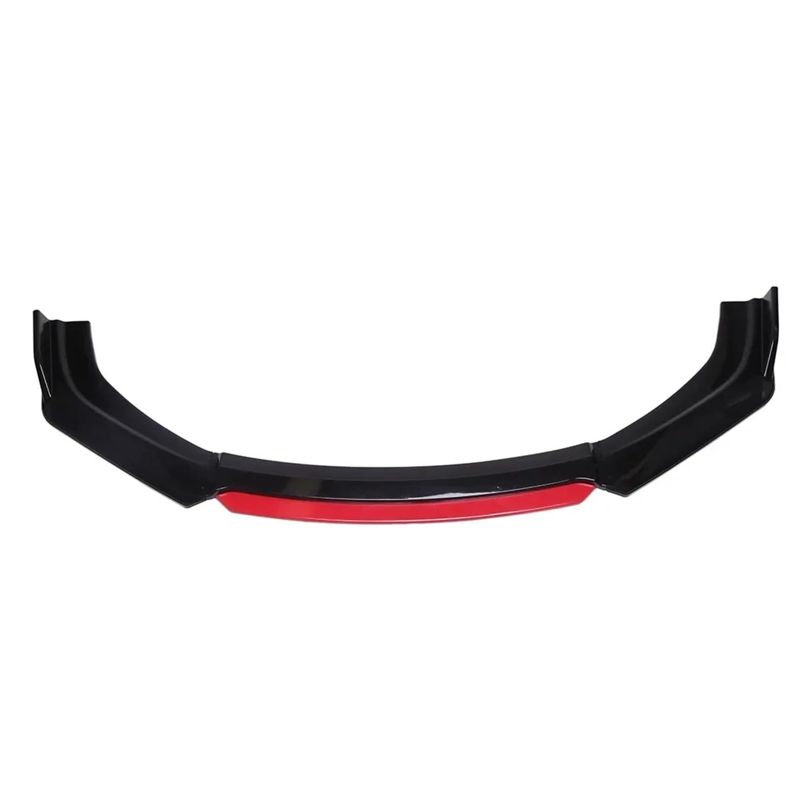 Front Spoiler Lippe Universelle Breite Unter 183 cm Auto-Frontstoßstangen-Trenner Stoßstangen-Lippenkörper-Kit-Trenner Auto Spoilerlippe(Gloss Black and Red) von NCTPICLC