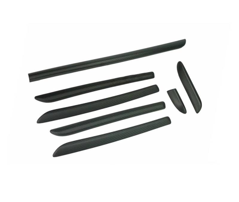Interieur Dekor 7 Stück Für A3 8V S3 RS3 2014 15 2016 2017 2018 Real Carbon Fiber Auto-Innenleisten Konsole Gangschaltung Panel Und Seitenstreifen-Abdeckungs-Ordnung Auto Interieur ZubeAhör(Matte LHD von NCTPICLC