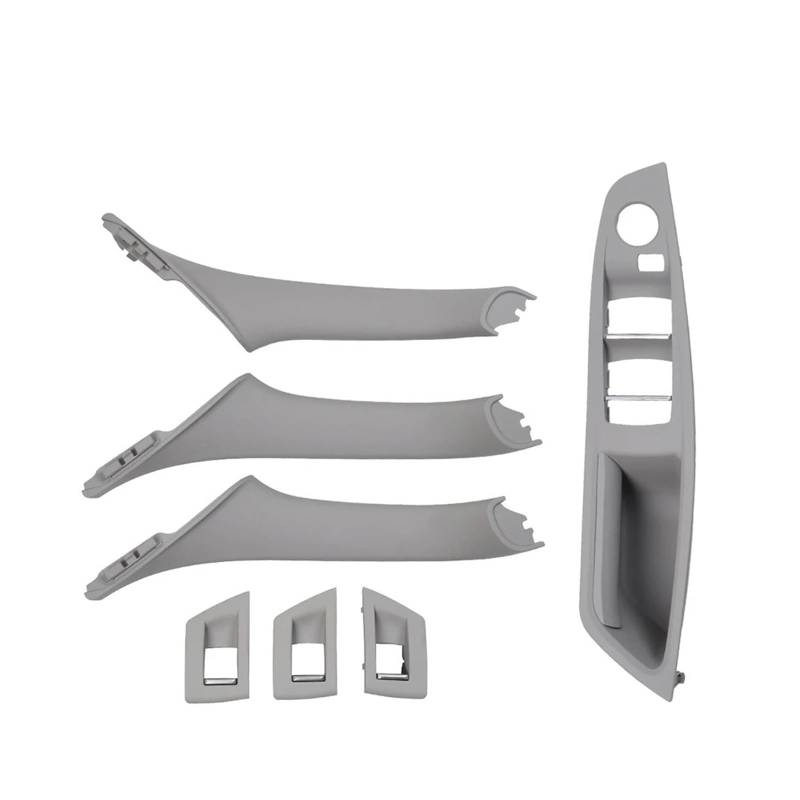 Interieur Dekor 7PCS Set Für F10 F11 F18 520 523 525 528 530 2010-2017 16 15 14 13 RHD Rechts Fahrer Innen Tür Fenster Schalter Panel Pull Griff Auto Interieur ZubeAhör(Model B Gray) von NCTPICLC