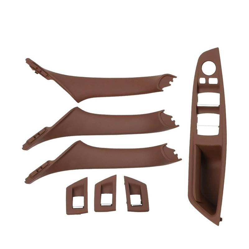 Interieur Dekor 7PCS Set Für F10 F11 F18 520 523 525 528 530 2010-2017 RHD Rechts Hand Fahrer Innen Tür Fenster Schalter Panel Pull Griff Auto Interieur ZubeAhör(Model A Brown) von NCTPICLC