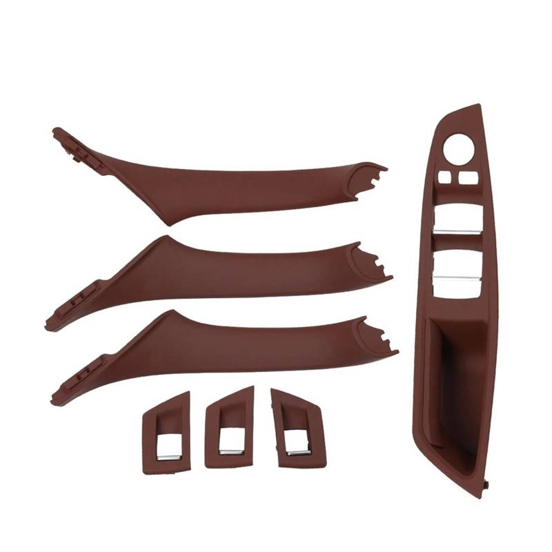 Interieur Dekor 7PCS Set Für F10 F11 F18 520 523 525 528 530 2010-2017 RHD Rechts Hand Fahrer Innen Tür Fenster Schalter Panel Pull Griff Auto Interieur ZubeAhör(Model A Red Brown) von NCTPICLC