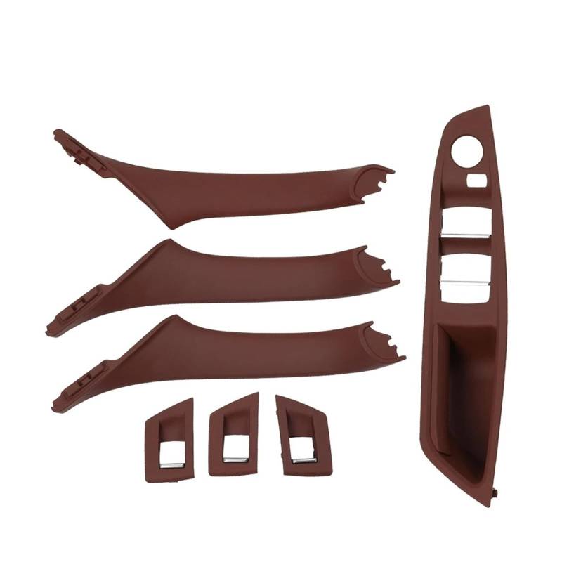 Interieur Dekor 7PCS Set Für F10 F11 F18 520 523 525 528 530 2010-2017 RHD Rechts Hand Fahrer Innen Tür Fenster Schalter Panel Pull Griff Auto Interieur ZubeAhör(Model B Red Brown) von NCTPICLC