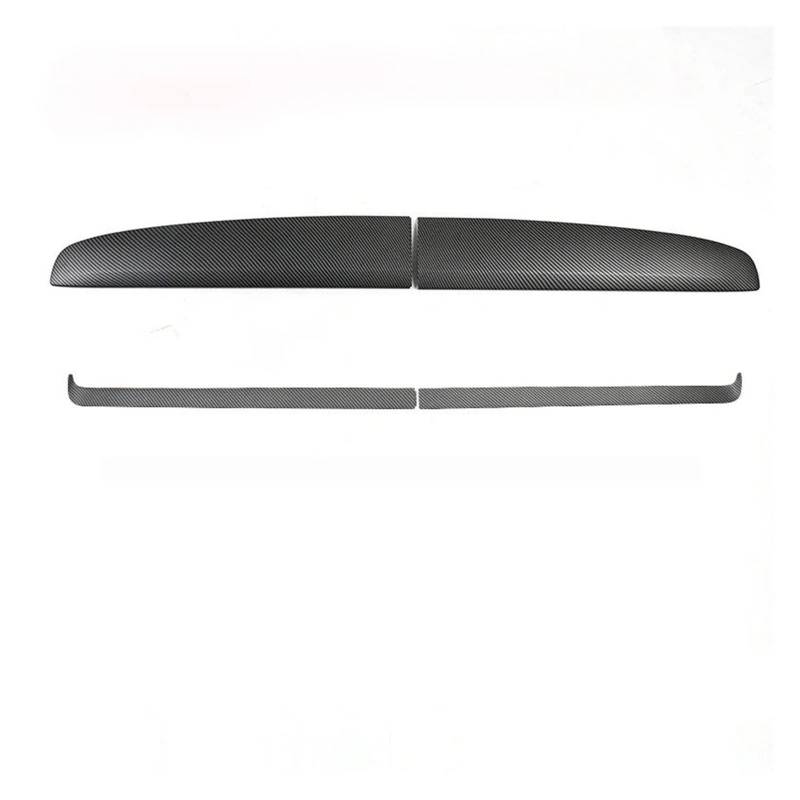 Interieur Dekor Armaturenbrett-Abdeckung Für Tesla Für Modell 3 Für Highland 2024 Armaturenbrett-Vorderstreifen-Abdeckung Wrap ABS-Panel-Trim-Innendekorationsschutz Auto Interieur ZubeAhör(4pcs Matte von NCTPICLC