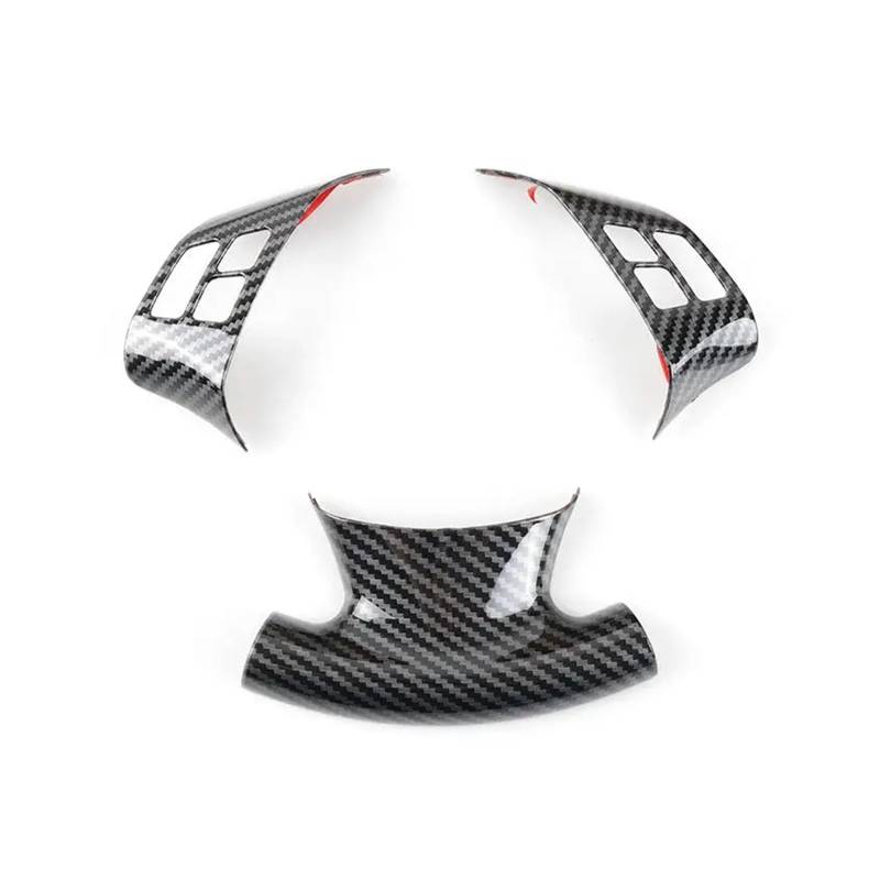 Interieur Dekor Für 1 3 Series E87 E90 E92 E93 2005 06 07 08 09 10 11 2012 Lenkrad Im Carbon-Faser-Stil Glänzende Abdeckung Dekorativer Lenkrad-Patch Auto Interieur ZubeAhör von NCTPICLC