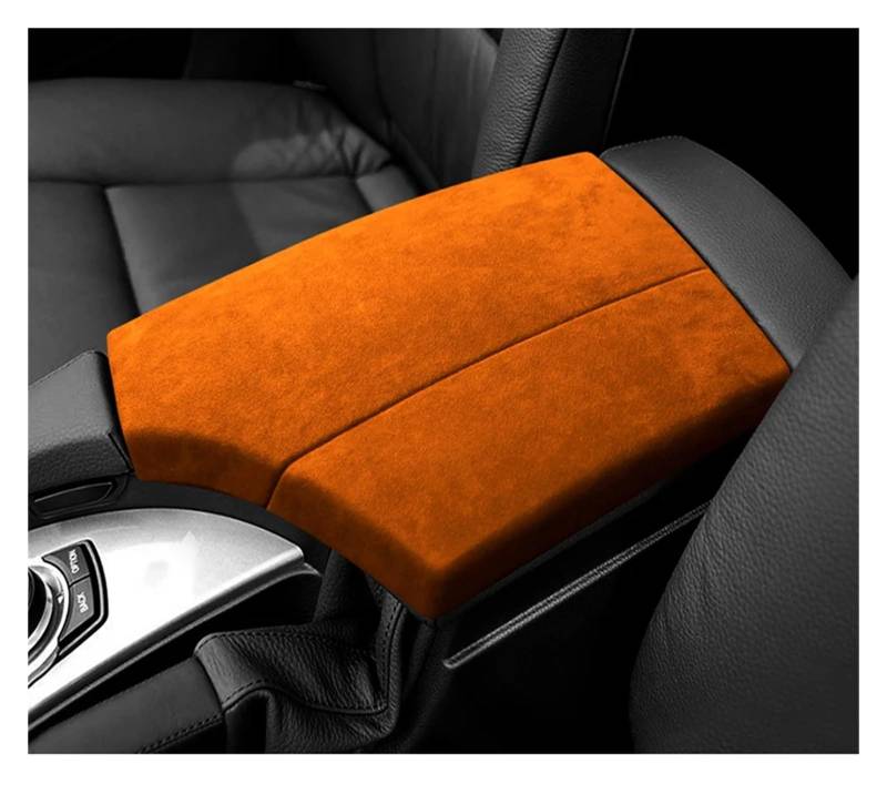 Interieur Dekor Für 5 F10 E60 2006 2007 2008 2009 2010 Auto Armlehne Deckel Abdeckung Pad Mantel Shell Auto Trim Innenräume Schwarz Auto Interieur ZubeAhör(Orange) von NCTPICLC