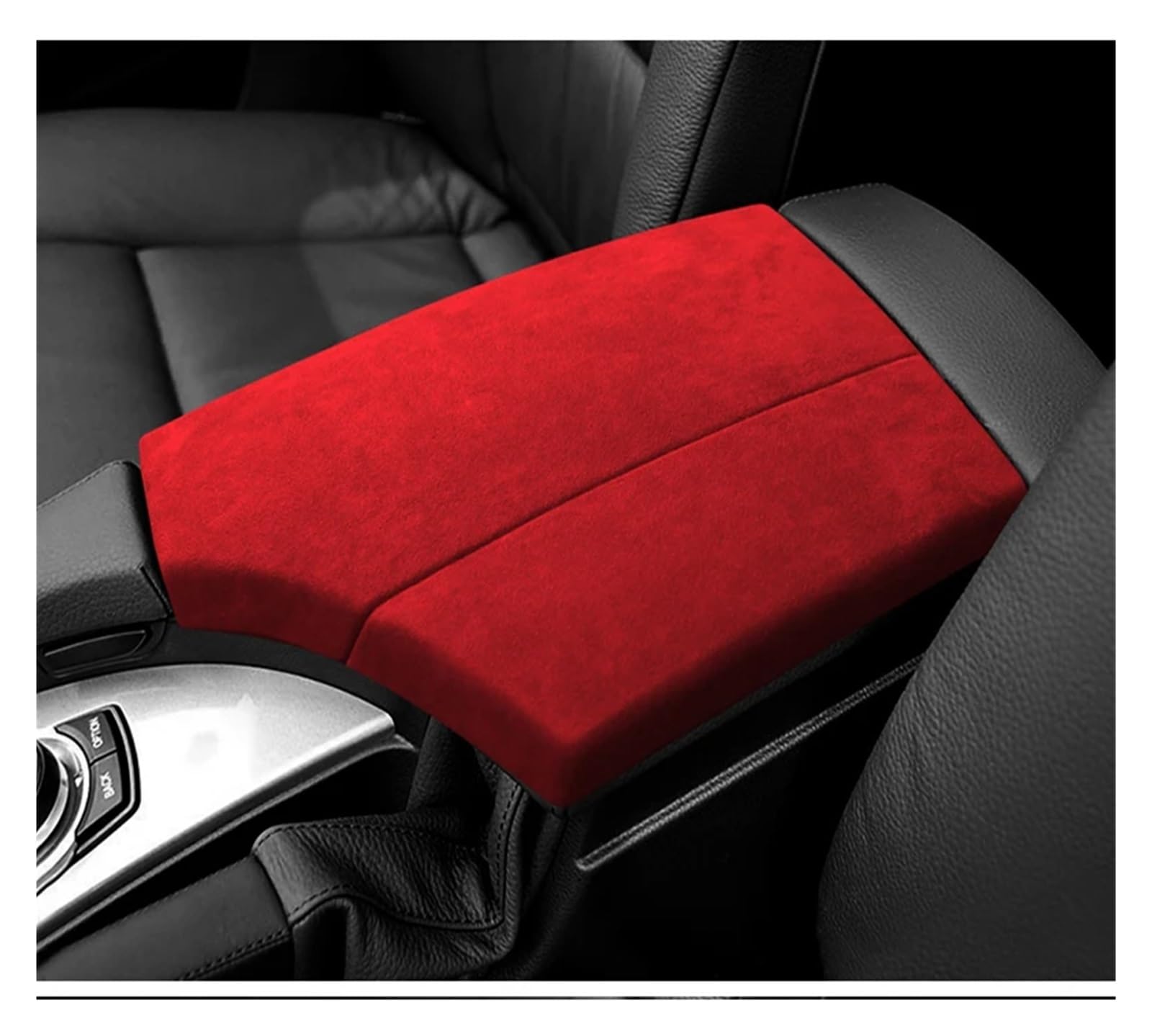 Interieur Dekor Für 5 F10 E60 2006 2007 2008 2009 2010 Auto Armlehne Deckel Abdeckung Pad Mantel Shell Auto Trim Innenräume Schwarz Auto Interieur ZubeAhör(Rot) von NCTPICLC