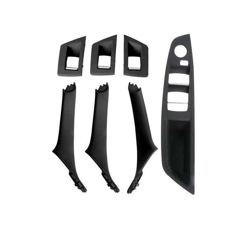 Interieur Dekor Für 5 Series F10 F11 2010 11 12 13 14 15 16 2017 Auto Innen Tür Griff Panel Pull Trim Abdeckung Fenster Schalter Panel Griff Set Auto Interieur ZubeAhör(RHD Black) von NCTPICLC