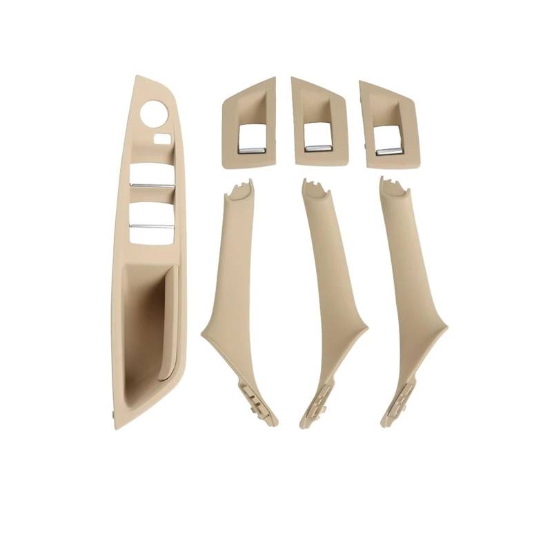 Interieur Dekor Für 5 Series F10 F11 2010-2017 Auto Innen Tür Griff Panel Pull Trim Abdeckung Fenster Schalter Panel Griff Set Auto Interieur ZubeAhör(LHD Beige) von NCTPICLC