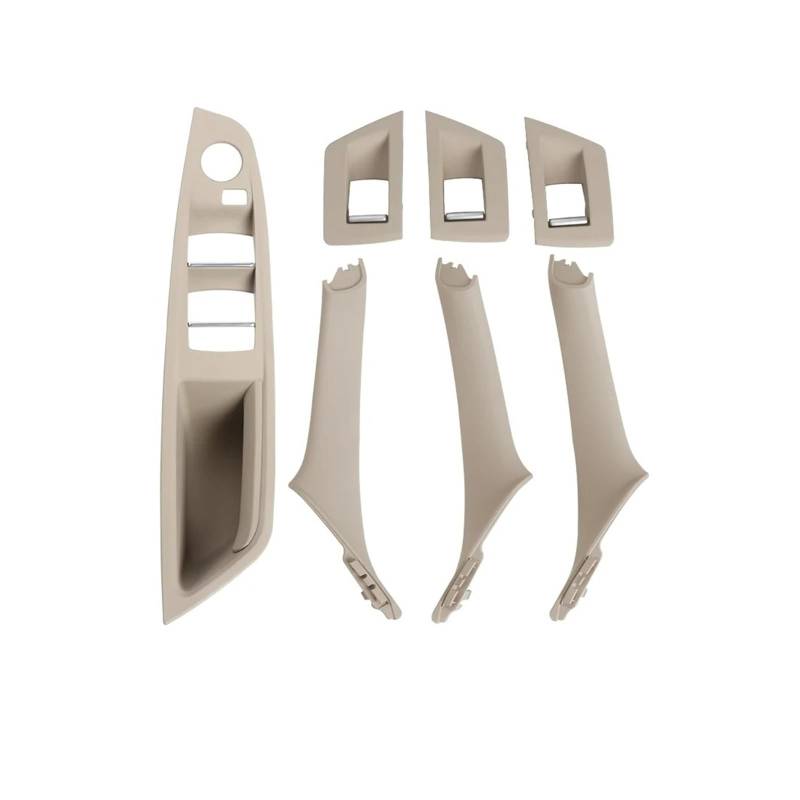 Interieur Dekor Für 5 Series F10 F11 2010-2017 Auto Innen Tür Griff Panel Pull Trim Abdeckung Fenster Schalter Panel Griff Set Auto Interieur ZubeAhör(LHD Oyster) von NCTPICLC