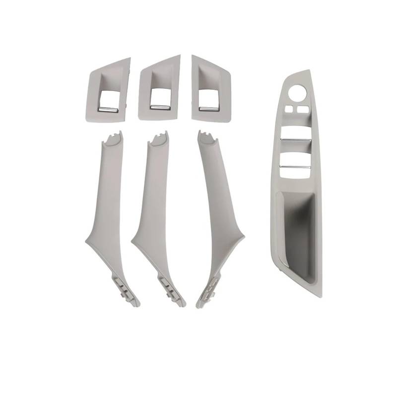 Interieur Dekor Für 5 Series F10 F11 2010-2017 Auto Innen Tür Griff Panel Pull Trim Abdeckung Fenster Schalter Panel Griff Set Auto Interieur ZubeAhör(RHD Gray) von NCTPICLC