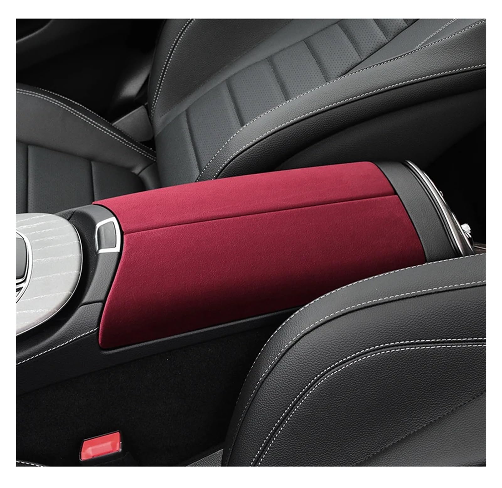 Interieur Dekor Für Benz Für E-Klasse W212 W213 S212 S213 A207 A238 C207 C208 2016 2017 2018 2019 2020 2021 2022 Armlehne Box Deckel Abdeckung Shell Mantel Panel Auto Interieur ZubeAhör(Wine red) von NCTPICLC