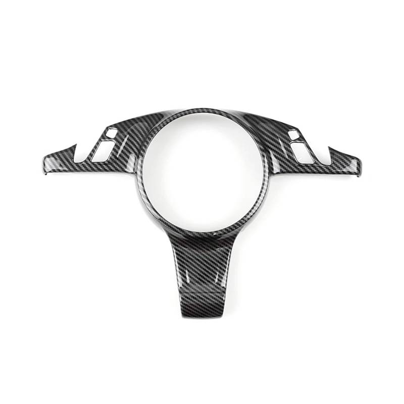 Interieur Dekor Für Cayenne 2011-2017 Für Panamera 2010-2016 Auto-Styling ABS Carbon Faser Lenkrad Panel Rahmen Abdeckung Trim Auto Interieur ZubeAhör von NCTPICLC